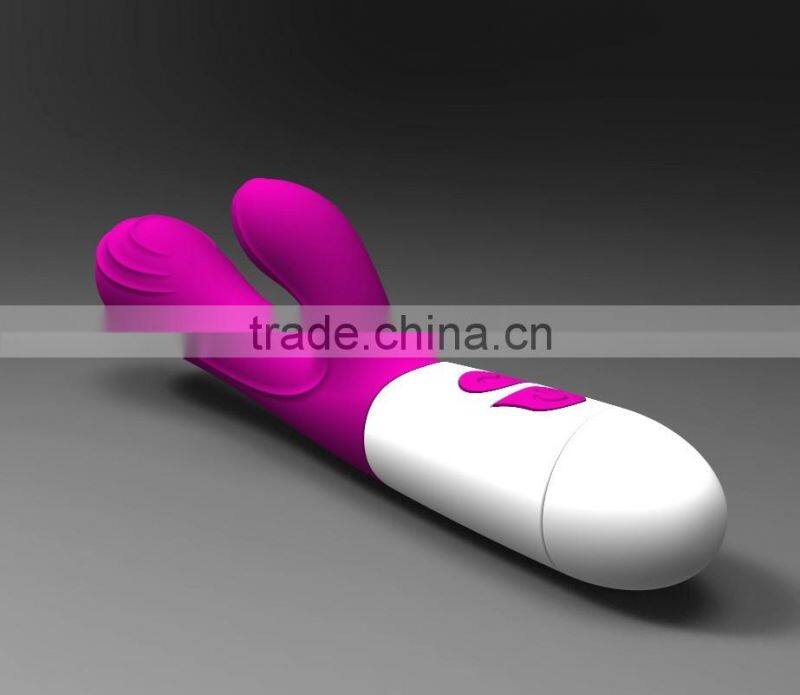 Silicone vibrating rod sex toy