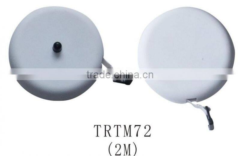 Plastic 2m round shape mini size tape measure
