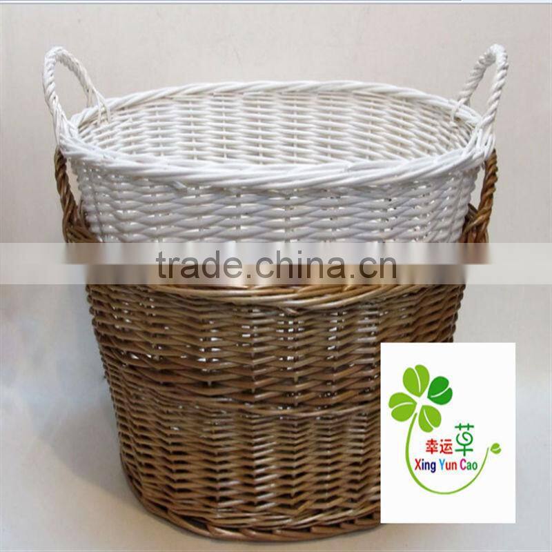 white rectangular wicker laundry basket hotel washing clothes basket