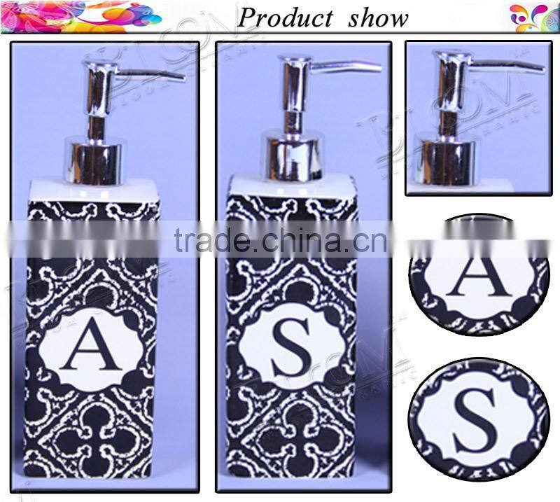 Bath accessories liquid soap dispensers
