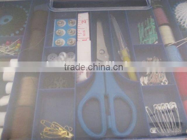 hotel professional plastic sewing kit box for home
