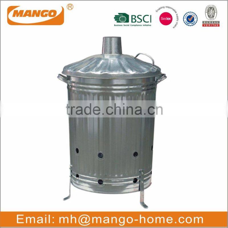Hot Sale 90 Litre Galvanised Garden Incinerator