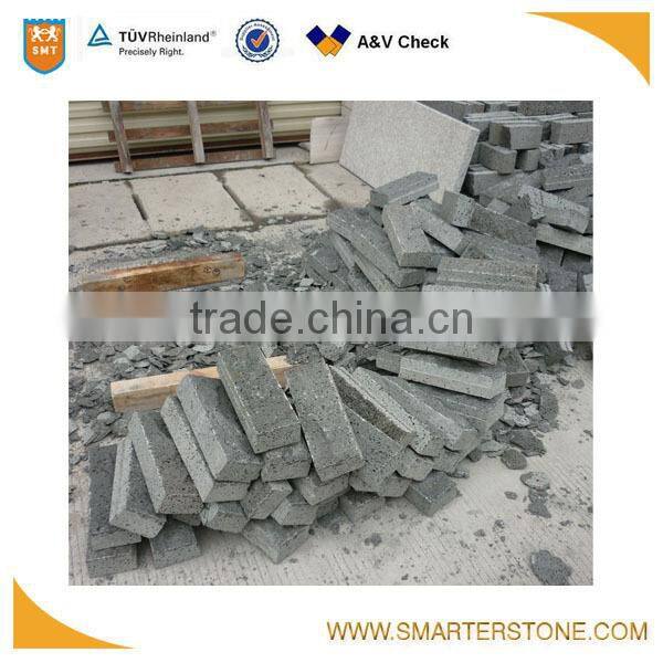 Top quality natural stone flooring lava hainan black for outside paving