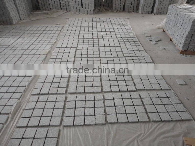 White Paving Stone White Granite Driveway Paving Stone Granite Mesh Paver