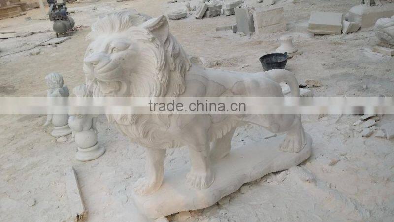 Martha White Marble Animal Sculpture Garden Sculpture Mrable Sculpture Stone