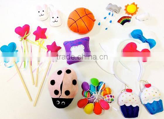 2017 china hot sale high quality handmade promotional new product handmade eco friendly cheap wholesale felt different kids toys