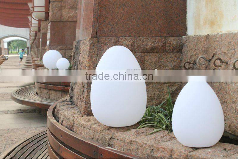 Cordless rechargeable led light of egg