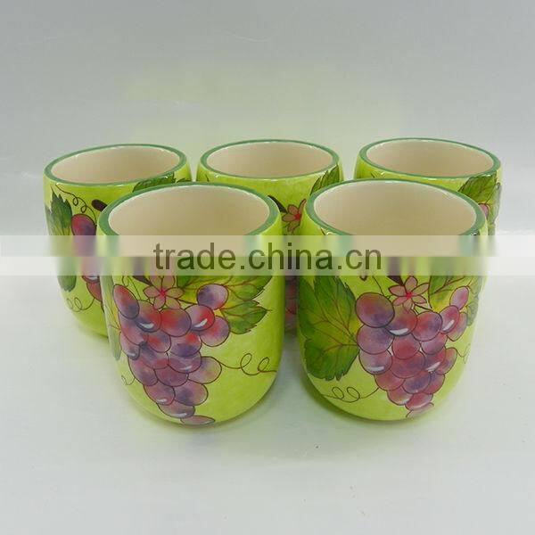 DECAL DESIGN CERAMIC TEA POT SET