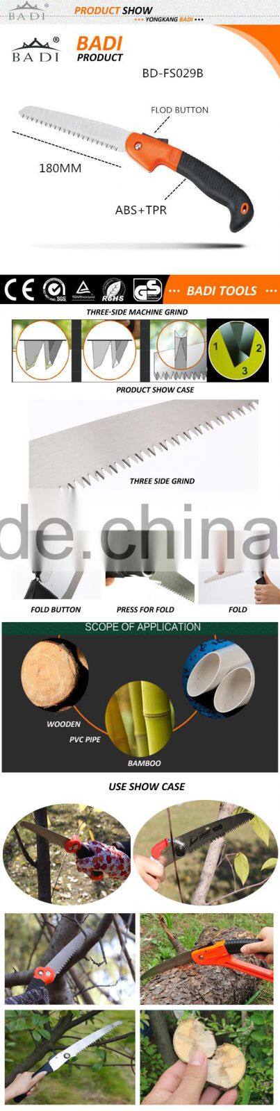 High quality straight blade folding pruning saw