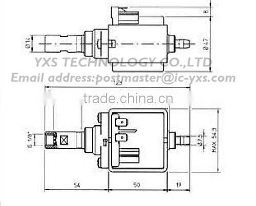 Italy E505 electromagnetic pump for coffee machine/Washer pump/medical devices