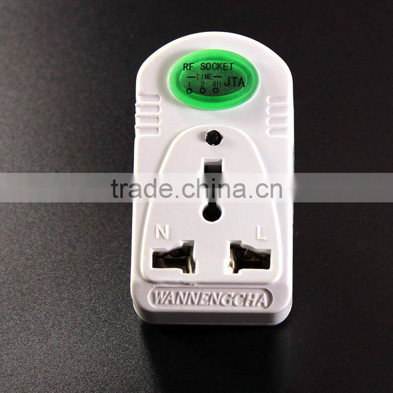 Three way wireless remote control socket