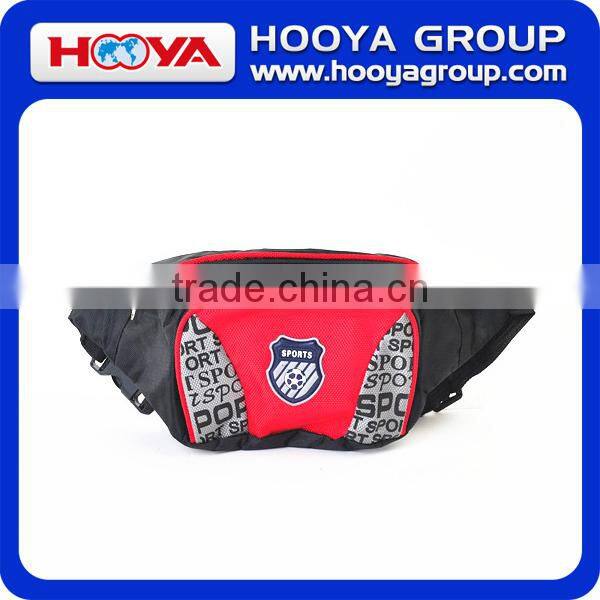 1680D+840D polyester red and black outdoor/travel/sport waist bag