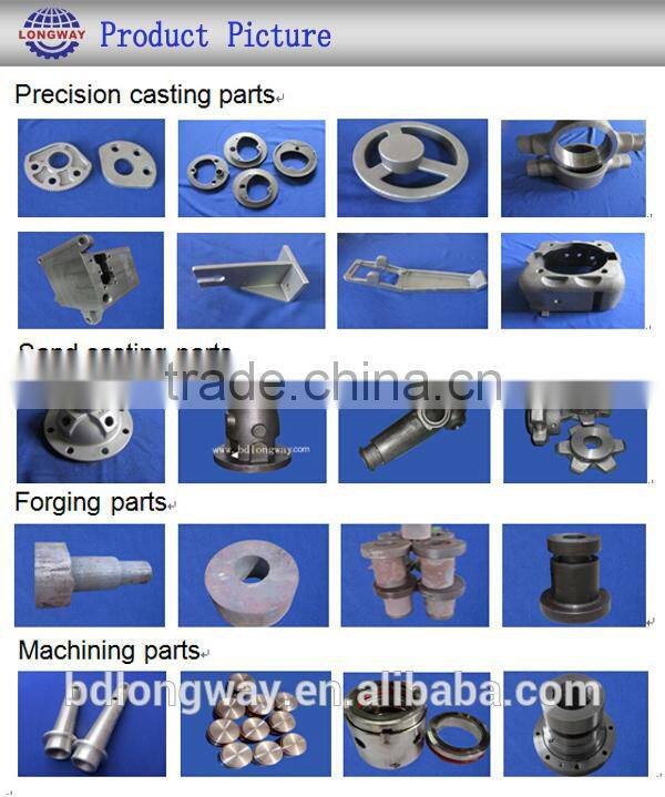 Good manufacturer cnc precision machining wheel loader spare parts