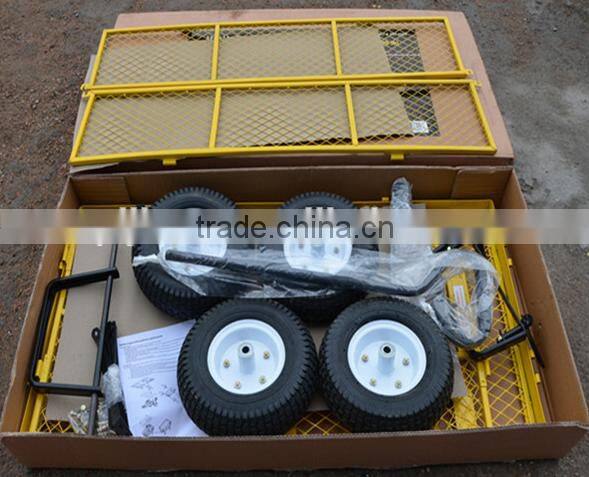 150kg platform hand truck ,plastic warehouse dolly cart