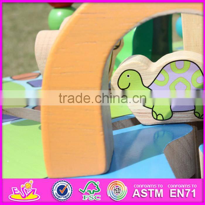 2016 new design baby toys wooden montessori beads W12D048