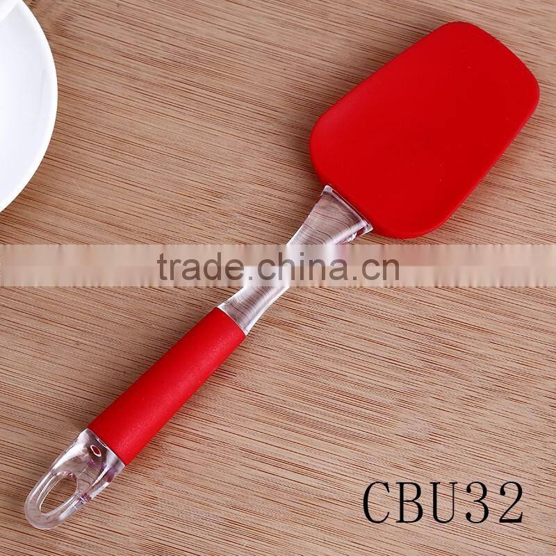 Food grade high quality silicone scraper knife and silicone spoon set