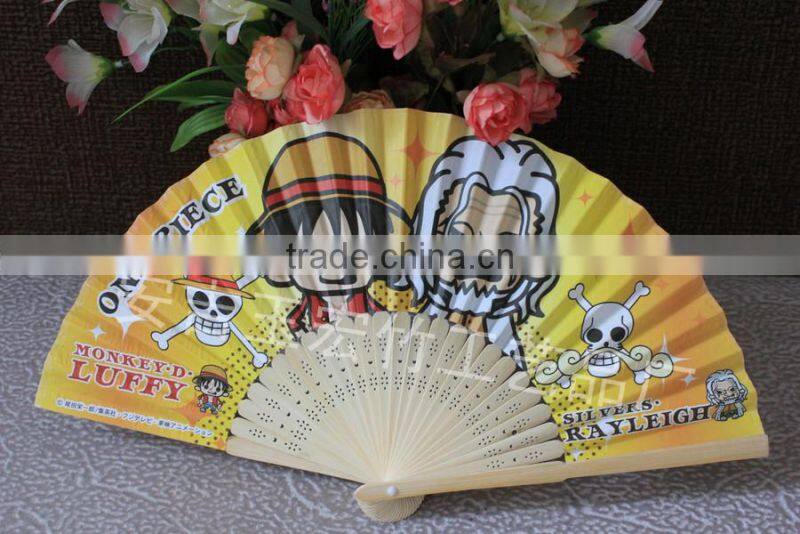 Customized paper advertising fan