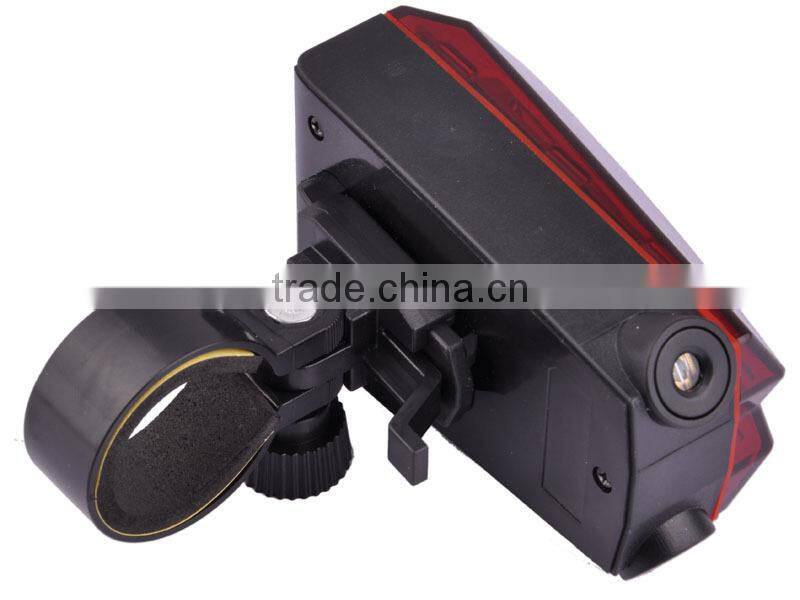 HONG HAO 500mW 625nm 2*AAA Adjustable Bicycle laser tail light