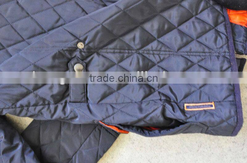 Streetwear stylish Diamond stitching Lightweight padding quilted jacket