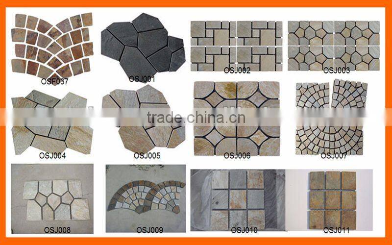 Rusty Meshed Paving Stone&Flooring Matted Paving Stone---OSF008