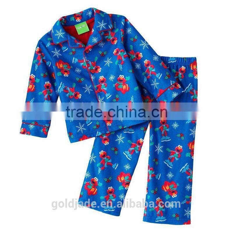 cheap children cotton coral fleece pajama sets