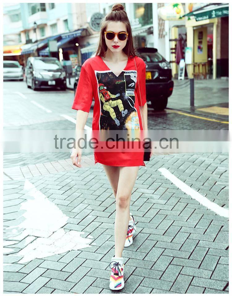 100%cotton eye bird fabric 2017 fashion women's clothing new style high quality