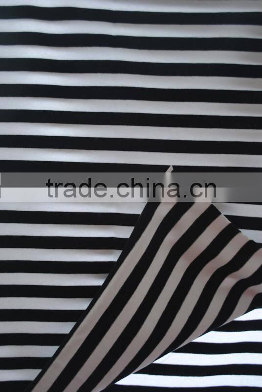77"wide 170g/sqm cotton spandex fabric,fabric striped