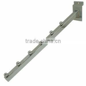 16" Waterfall Rect, Tube. With 6 Balls Downslant Waterfall Hook