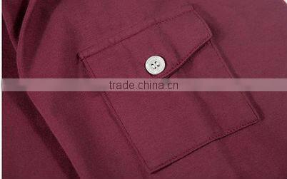 cotton mans V-neck t-shirt from China