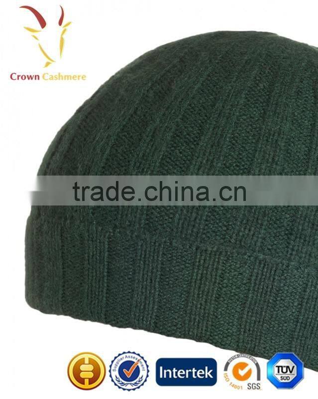 Best Selling Rib Fashion 100 Cashmere Beanie Hats