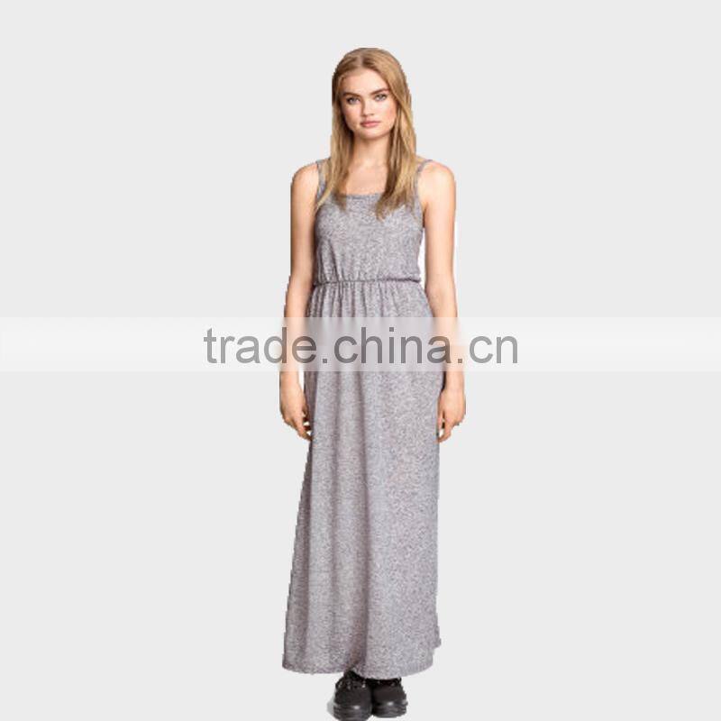Pure Color Dress Long Dress for Ladies