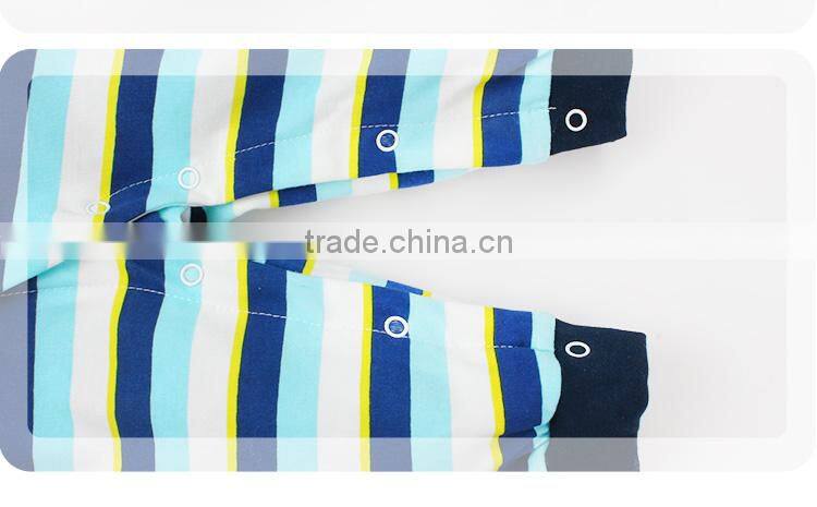 2017 custom design combed cotton newborn baby romper with OEM Branded