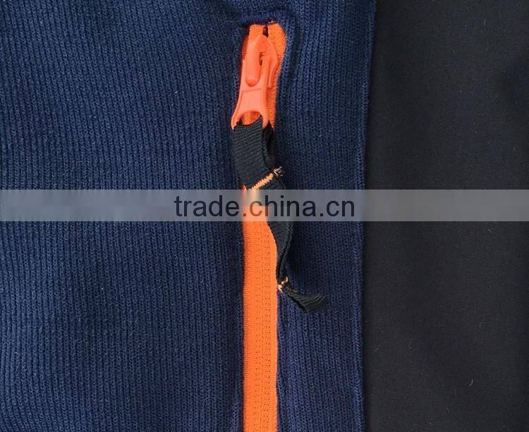 Contrast color bodkin knitted fashion clothes sweater coat