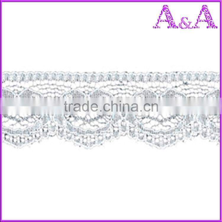 Custom made embroidered cotton lace