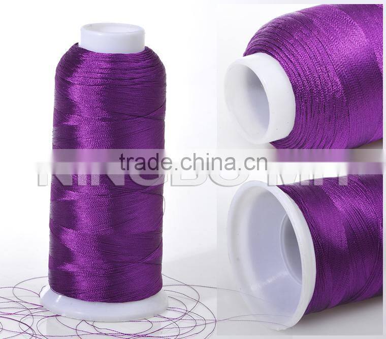 Small spool polyester embroidery machine thread
