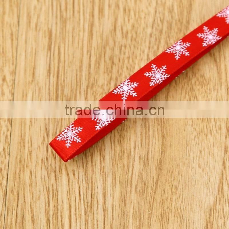Decorative Halloween Printed Polyester Satin Ribbon