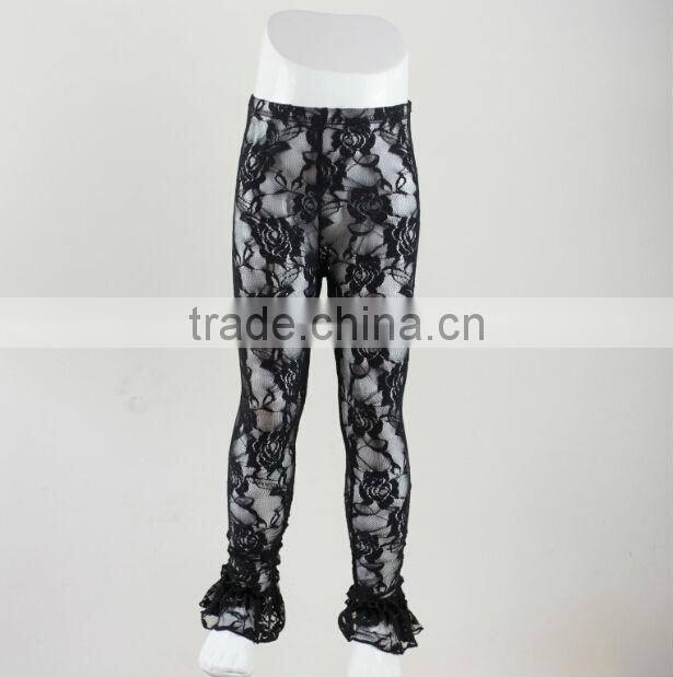 Princess Fashion Boutique Leggings,Floral Ruffles Flower Leggings Pants layer transparent gauze laciness fluffy lace trousers