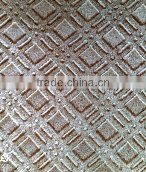 line and square brushed fabric