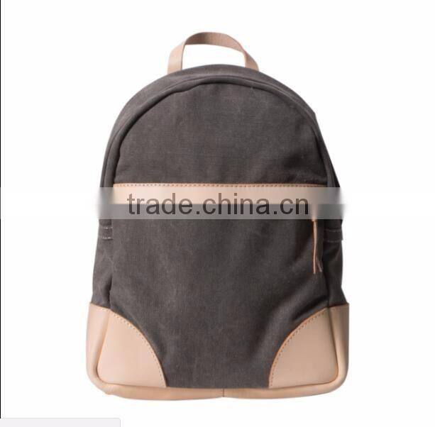 Best selling fashionable canvas backpack bag for wholesale