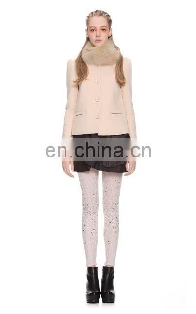 Charming winter european style hand-made splicing flower high waist short skirt beautiful girl's skirt