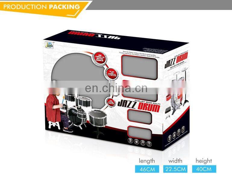 Funny musical instrument toy plastic mini jazz drum set prices