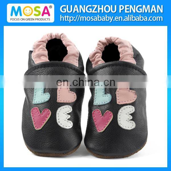 Genuine Leather Soft Sole Girl Infant Brown Shoes Dot Pattern Size 0-4 Years