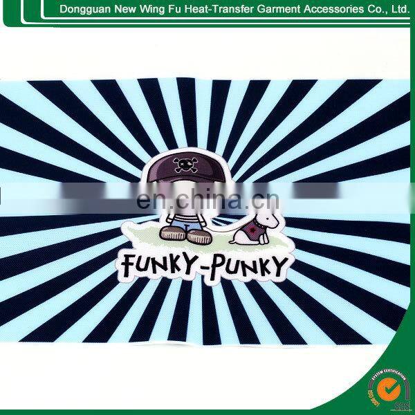 China supplier garment clothing custom plastisol heat transfers