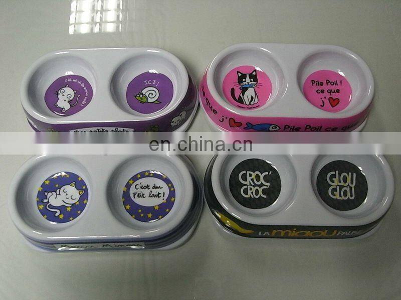 Melamine Cat Face Pet Bowl