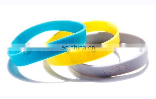 No minimum order personalized cheapest blank silicone bracelets