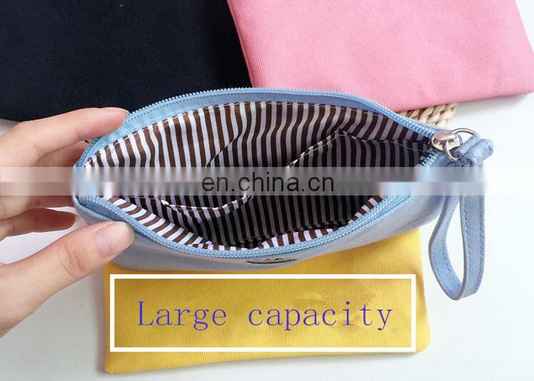 cheap custom canvas coin purse small buggy pouch cute card case for daily life