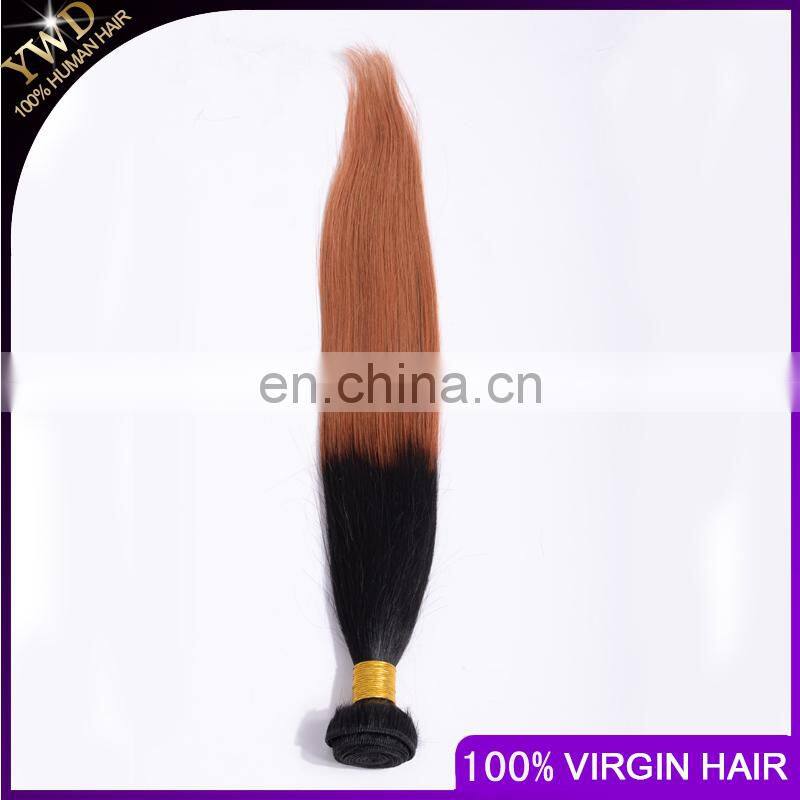 Brazilian Ombre Silky Straight Wave Hair 1b/30 Brazilian Virgin Human Hair Body Weave Brazilian Wavy Hair