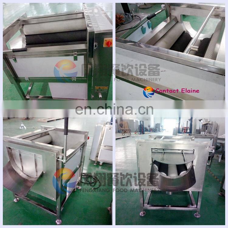 Brush Type Fish Scale Removing Scaling Remover Processing Machine