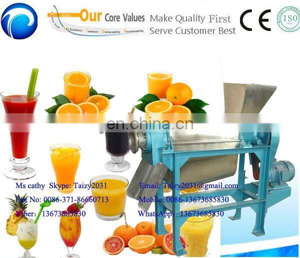 juice screw extractor/industrial fruit juicer machine / pine juice making machine