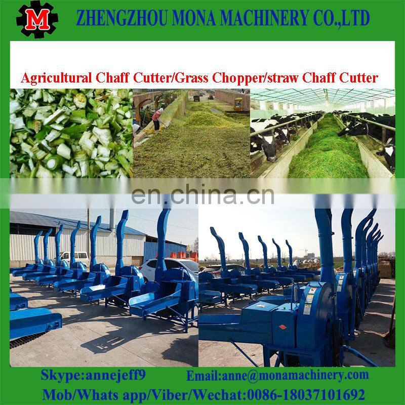 multifunctional dry/ensilage straw crusher/hay/chaff cutter for farm use